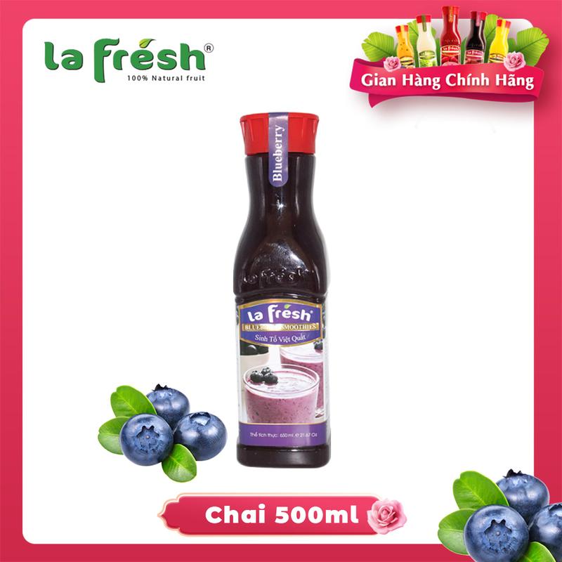 Sinh Tố Việt Quất LaFresh Chai 650ml