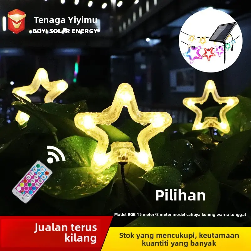 Wholesale LED Solar Star Light for Holiday Decoration