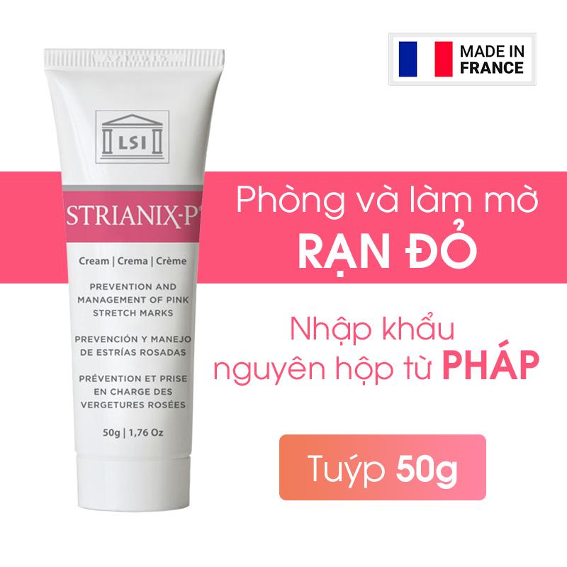 Kem rạn da STRIANIX-P 50g giúp làm mờ RẠN ĐỎ, hỗ trợ giảm ngứa do rạn (quà tặng 1 hộp 2 yếm sữa) 1
