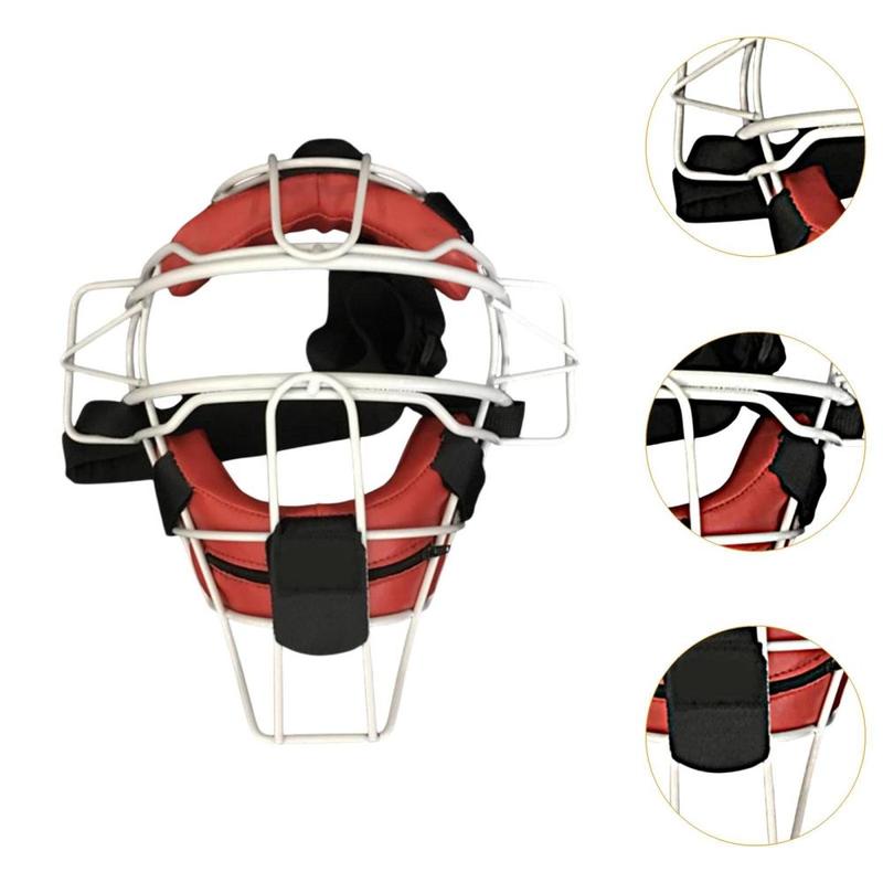 Product Introduction of Baseball Catcher Helmet for Adults Lightweight Shock Absorbing Face Guard 1