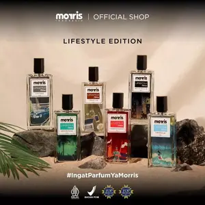 Morris Parfum Cowok Lifestyle Edition 100ml Pria Eau De Parfum Aroma Segar & Energik untuk Milenial dengan Kemasan Eksklusif dan Tahan Lama