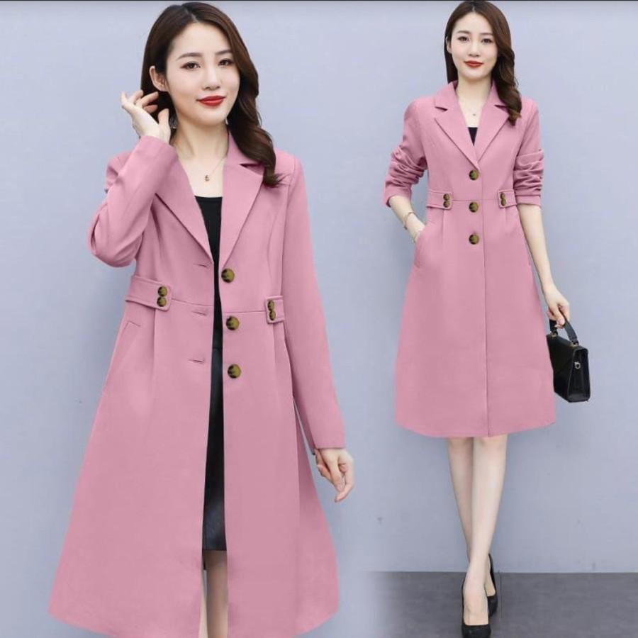 Blazer Panjang Wanita Korea Casual Atasan Perempuan Long Coat Elegan Terbaru Kekinian Modern Anessa Fit Katun Stretch Outer Basic Cardigan Formal Kantor Semi Hitam Simple Oversize Linen Blazer Panjang Wanita Korea Casual Atasan Perempuan Long Coat Elegan Terbaru Kekinian Modern Anessa Fit Katun Stretch Outer Basic Cardigan Formal Kantor Semi Hitam Simple Oversize Linen