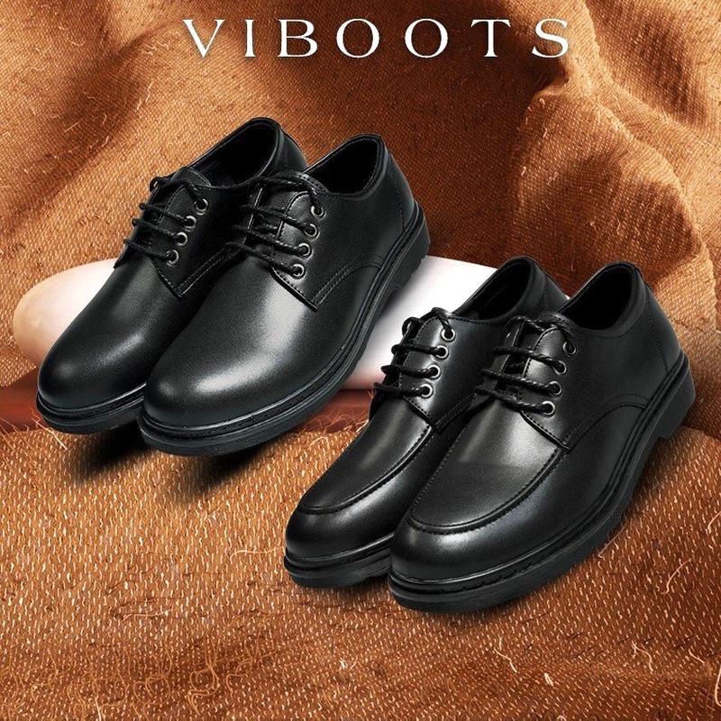 Giày Tây Nam Chunky Derby Kiểu Dáng Hàn Quốc Lịch Lãm Hiện Đại Giày Derby Buộc Dây Mũi Tròn Đế Tăng Chiều Cao Đế Cao Su