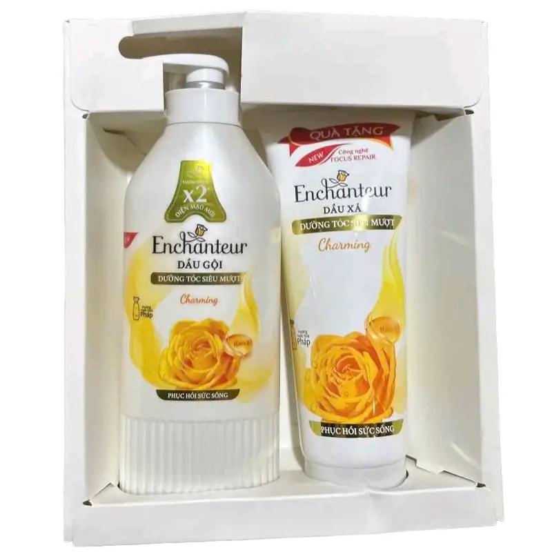 [ kèm tuýp xả 300g ] Dầu Gội Dưỡng Tóc Enchanteur 650g