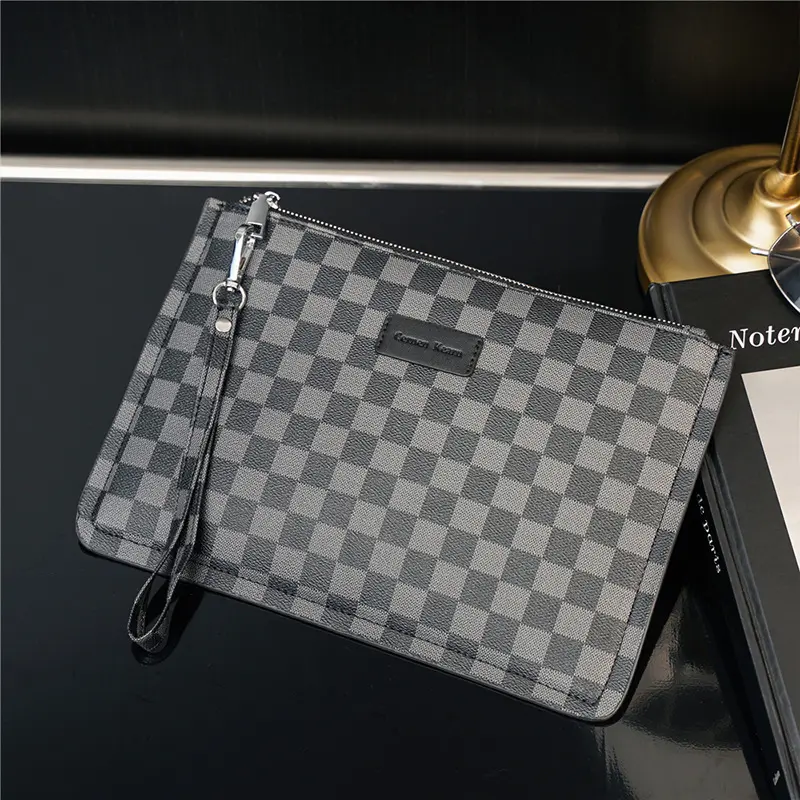 Túi xách kẻ sọc đơn giản dành cho nam giới, túi đeo tay sành điệu, túi xách ipad , túi điện thoại di động, túi thường dành cho nam giới, mới