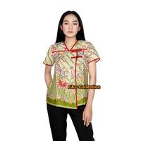 Gambar Blouse Batik Monami - Atasan Batik Wanita – Blouse Modern – Batik Kancing Depan - Baju Kerja - Baju Kantor - S-M-L-XL-XXL-3L-4L-5L Baju Biru Hijau Panjang Katun Cewek dari EnC Collection Kota Administrasi Jakarta Timur 2 Tokopedia