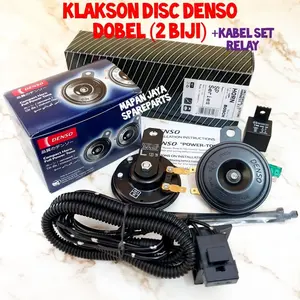 DENSO KLAKSON DISC KECIL 12V WATERPROOF - COMPACT HORN FULL POWER TONE MOBIL & MOTOR