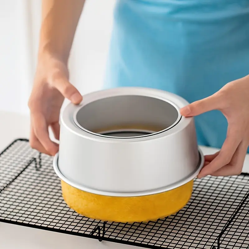 3pcs Cake Pan Set 10.16/15.24/20.32cm Aluminum Cake Molds, with Removable Bottom Round Cake Baking Pan Kitchen Tools 6