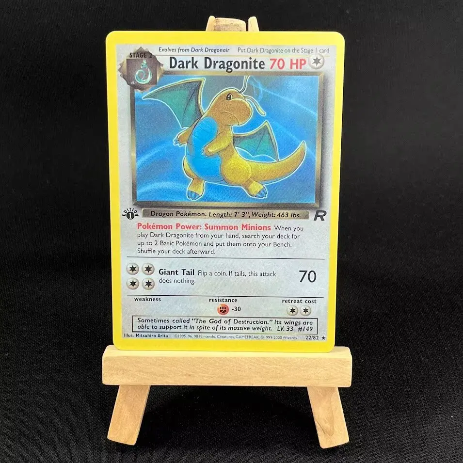 Collectible Game CardsPokemon cards Dark Dragonite  Team Rocket
