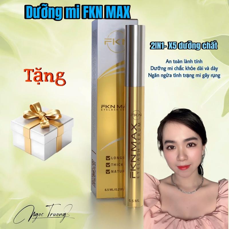 DƯỠNG MI FKN MAX PHIÊN BẢN NÂNG CẤP 2IN1 DUNG TÍCH 6.5ML . Nuôi dưỡng chân mi chắc mi chắc khỏe mọc mi dành cho nam và nữ Trang Điểm Mỹ Phẩm
