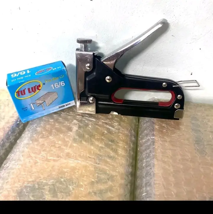 máy bắn ghim cầm tay,ghim gỗ, nhựa,da,khung tranh ảnh 1