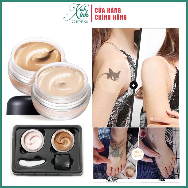 Kem che hình xăm LOVE IN, kem Che khuyết điểm độ che phủ cao phù hợp mọi tone da