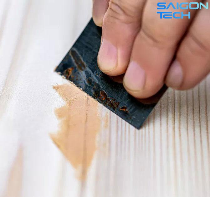  Hộp 1KG Bột trét gỗ Woodfiller Trám trét khuyết điểm gỗ hệ nước không mùi trám trét các vết rỗ vết nứt vết đinh khô nhanh sau 30 phút 