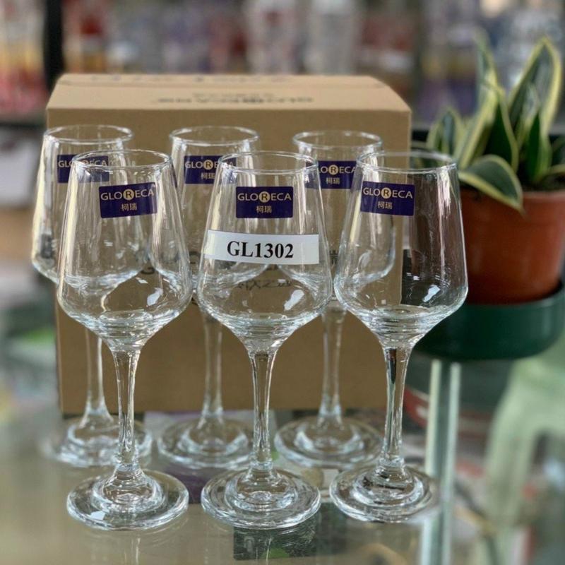 Xả kho bộ 6 ly rượu vang hàng Deli dày dặn bao bể vỡ 1 đổi 1