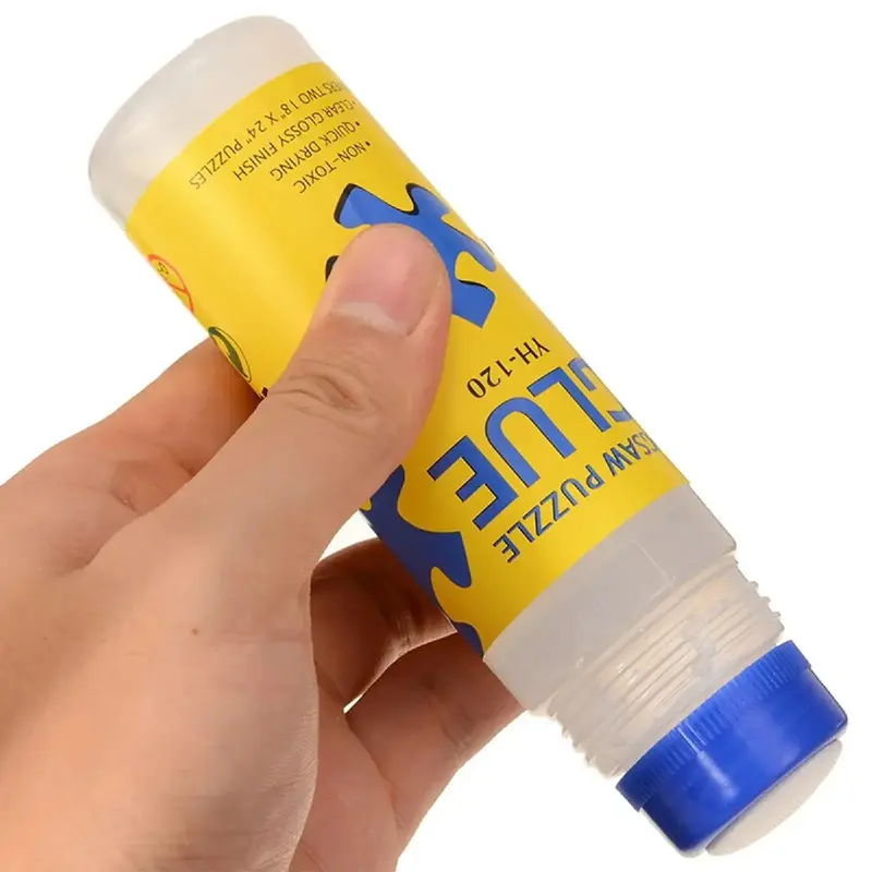 120ml Jigsaw Puzzle Glue Lem Teka-teki Jigsaw Hemat Lem Perekat Kertas Tempel Cepat Kering DIY untuk Perlengkapan Kantor Sekolah 3
