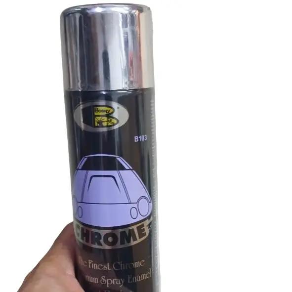 Sơn xịt mạ Crom màu inox. vàng 18 vàng 24