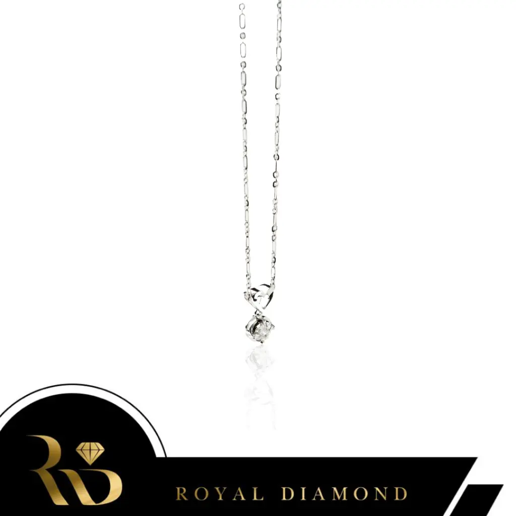 Liontin Berlian Tundra F VVS 1 White Gold Diamond Pendant