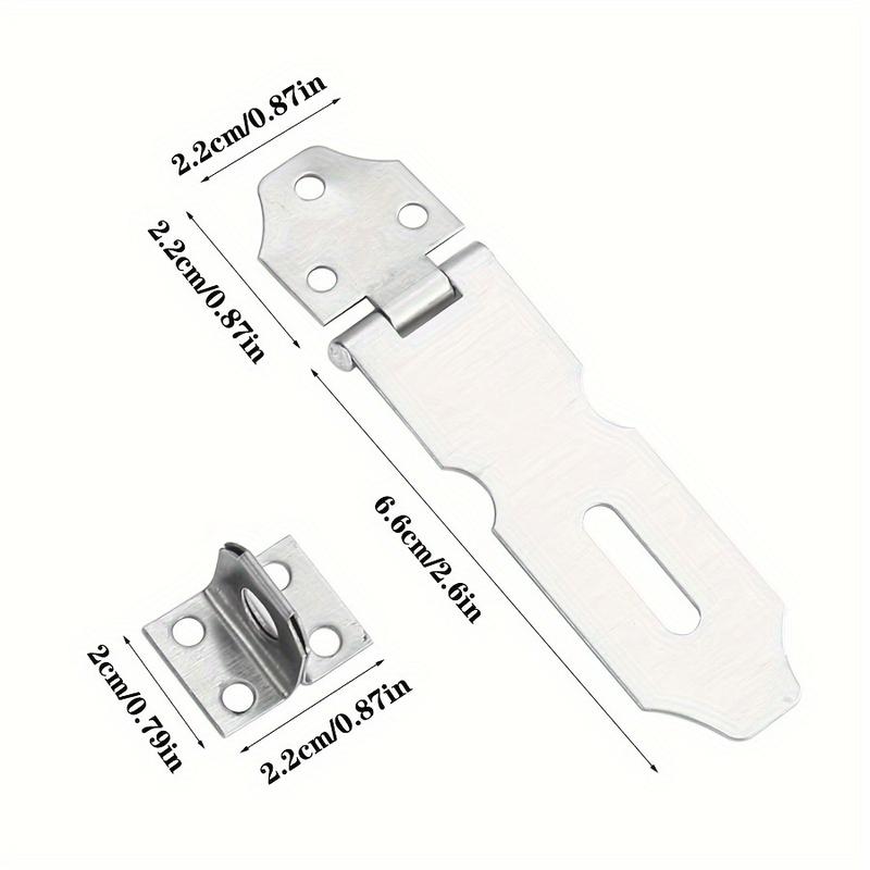 Product Introduction of Khóa Chốt Cửa Tủ Bằng Thép Không Gỉ, Kích Thước 2,6 Inch, Chốt Cửa Mũi Cố Định, Khóa Cửa Gỗ Cổ Điển Phụ Kiện Phần Cứng Cải Tạo Nhà Cửa Cửa Hàng, 1 Cái 3