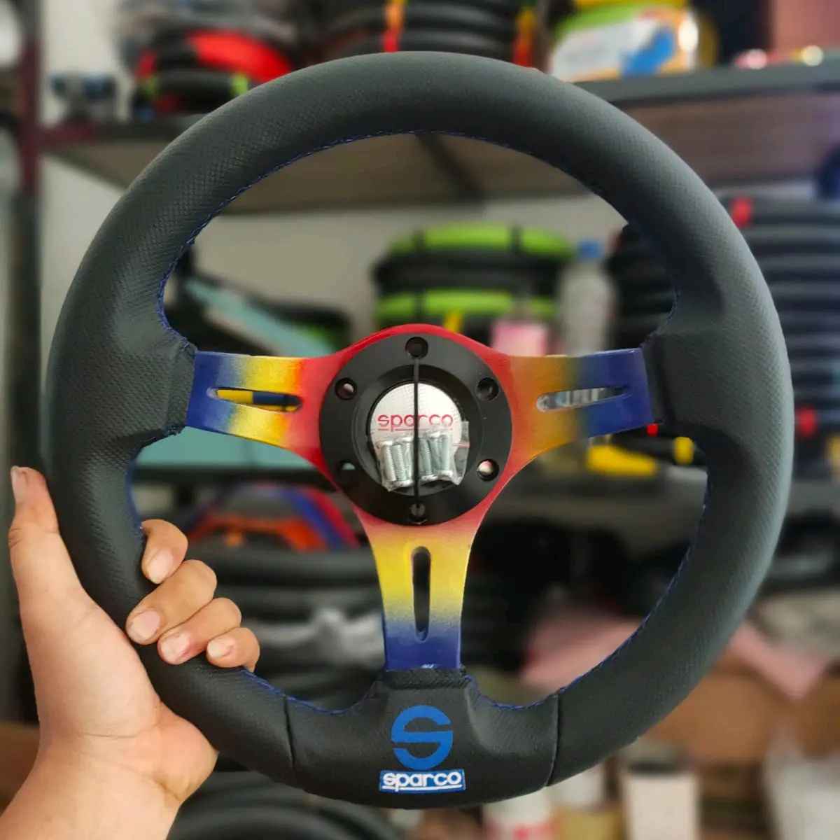 Stir Racing • Stir untuk Mobil/Truk • Stir Racing sebagai pengganti Stir utama Cocok untuk semua kendaraan mobil/truk