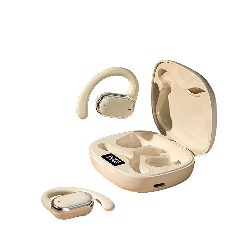 Wireless Earphone, Comfortable Ear Hanging Long Endurance Earphone, Wireless Earbuds for iPhone Samsung Series, PC Accessories
