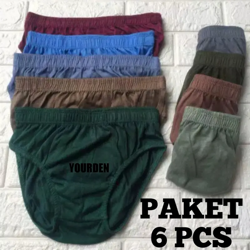 6PCS Celana dalam Pria dewasa paket  / size M L XL XXL/ Real Picture / Good quality 0