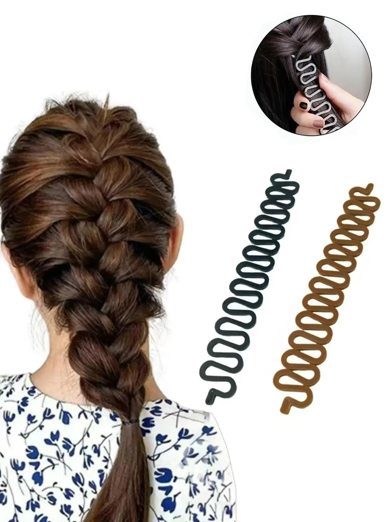 Hair Braiding Tool Set, Hair Braiding Accessories for Women & Girls, Versatile Hair Styling Tool for Daily Use
