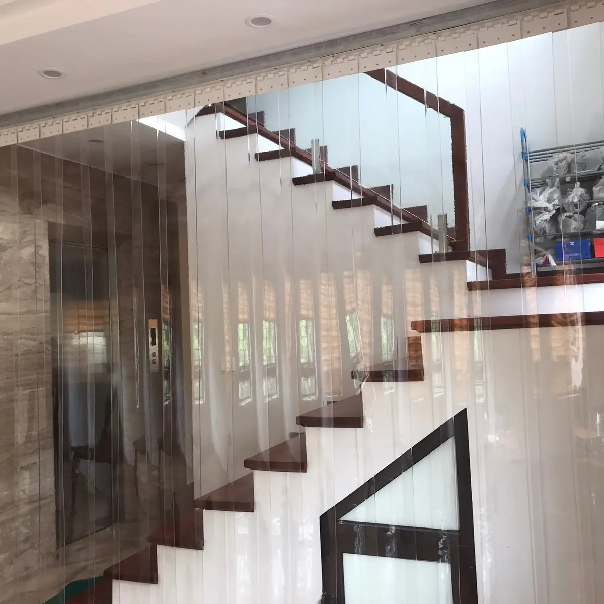 Rèm nhựa ngăn nhiệt điều hòa