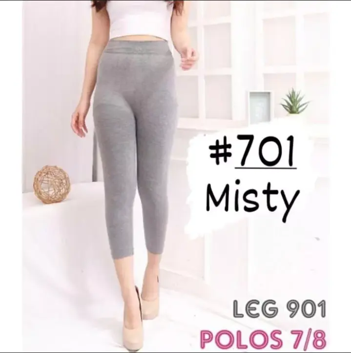 LEGING pendek wanita 7/8 merk neron - legging wanita jumbo import - Legging wanita7/8 pendek import Polos Melar 2