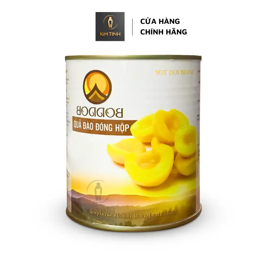 Đào Thái Boddob Ngâm | Đào Miếng Thái 820gr - Sản phẩm chính hãng