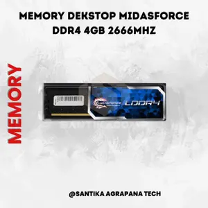 MEMORY RAM LONGDIMM MIDASFORCE DDR4 4GB Pc21300 2666Mhz Ram Komputer