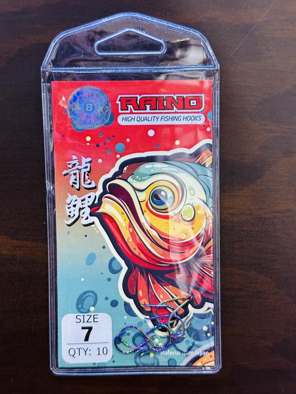 Túi 10 lưỡi Cá Chép  vảy rồng titan - Bá Vương fishing Đi Câu Bắt Cá 