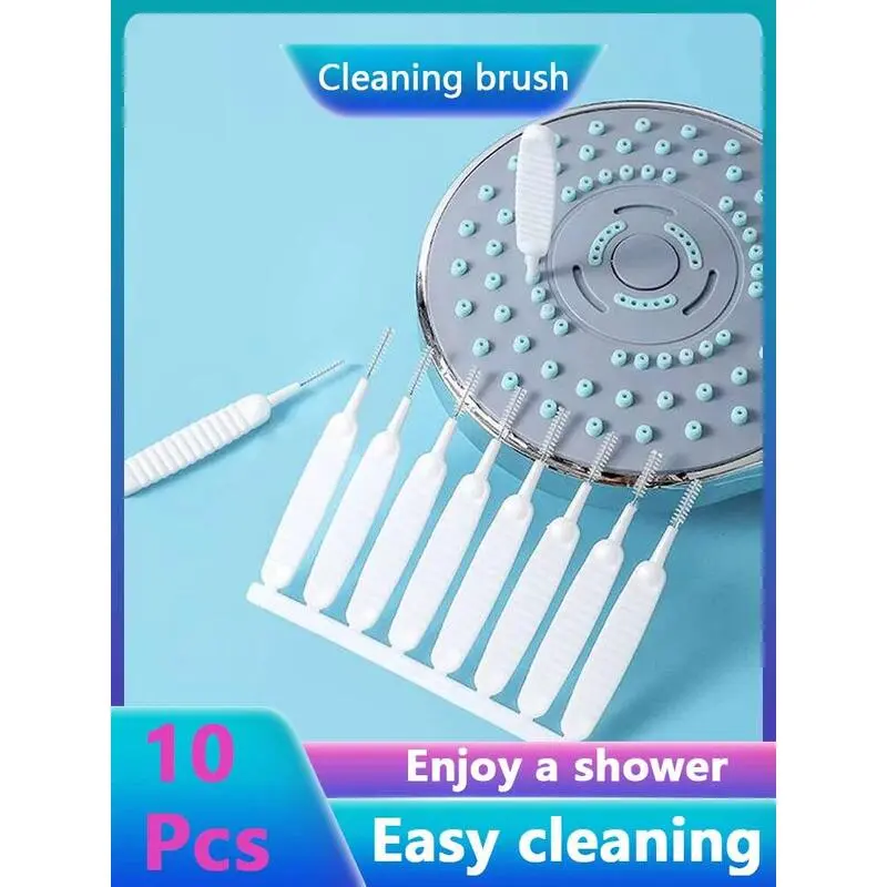 Bathroom shower head cleaning brush, anti clogging brush, cleaning equipment, mobile phone, keyboard dust hole and hole