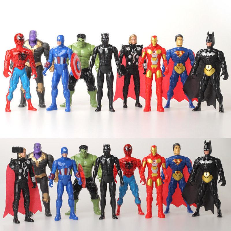 Product Introduction of Mô hình hộp quà tặng Người Sắt Hulk Người Nhện Kẻ giết người báo thù hoạt hình làm bằng tay có thể di chuyển phát sáng Đồ chơi trẻ em 2