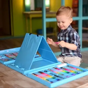 Crayon Set Lengkap Isi 208PCS / Alat Mewarnai Anak Lengkap Murah 4