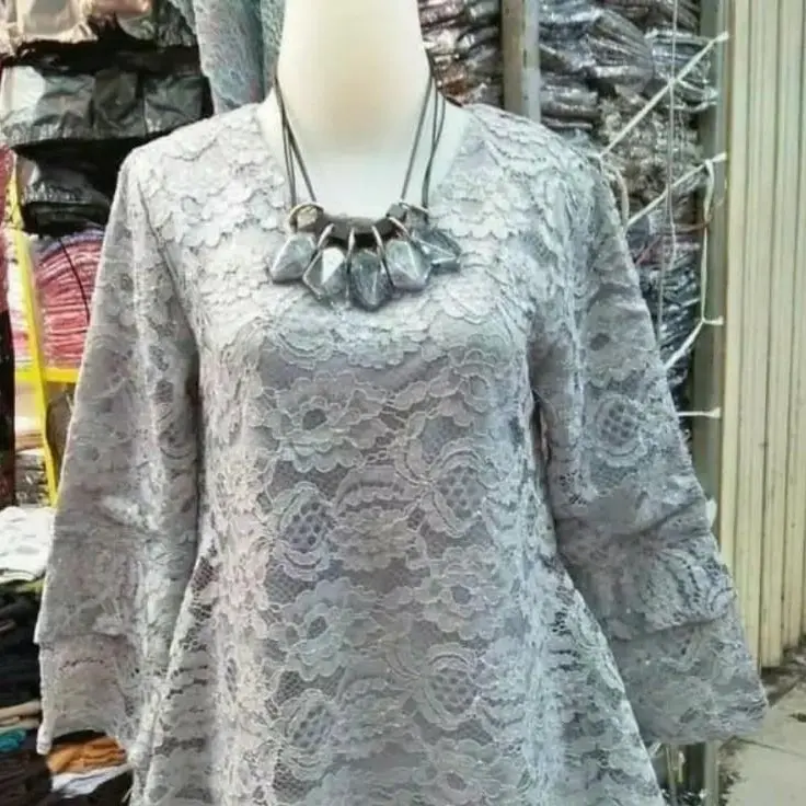 (cod) ATASAN KEBAYA BRUKAT RINJANI MOTIF TERBARU