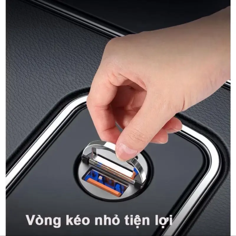 Tẩu sạc nhanh oto 100W 2 cổng USB, TypeC phù hợp mọi xe và thiết bị 6