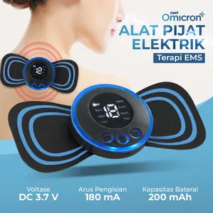 Alat Pijat Elektrik Tempel EMS Terapi Leher Massager