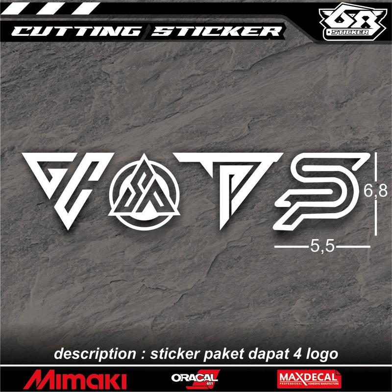 cutting sticker motor gc sp team arogan 1 paket dapat 4 logo Motorcycle 0
