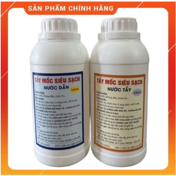 Product Introduction of Combo 2 chai Tẩy mốc, thâm kim quần áo MÀU, Áo Trắng không mùi hôi Làm Sạch 6