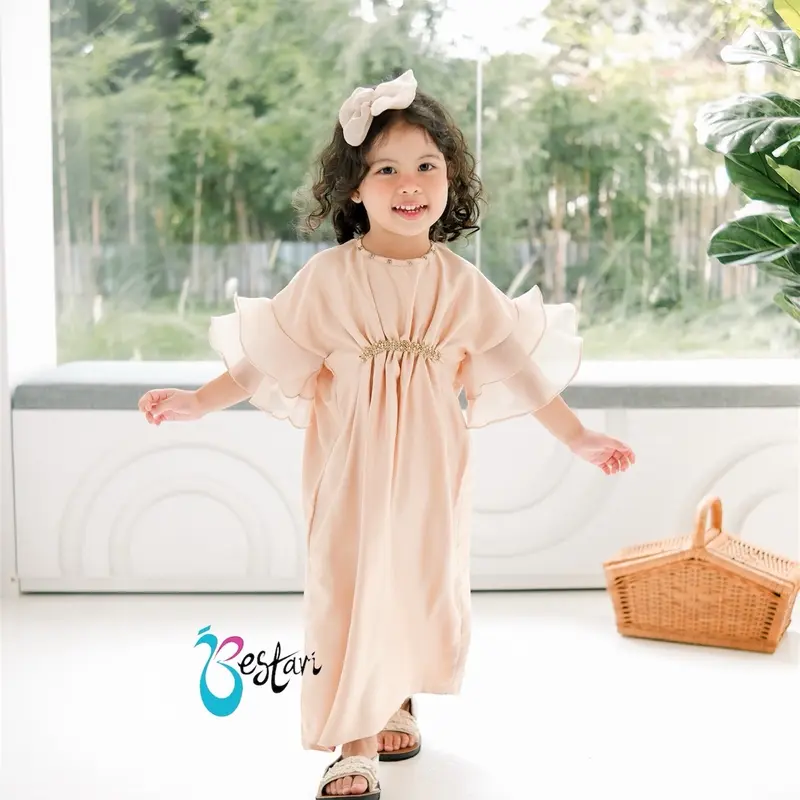 Kaftan Anak Lolita by Bestari muslim baju Lebaran Cewek Gamis 6-7 tahun 7