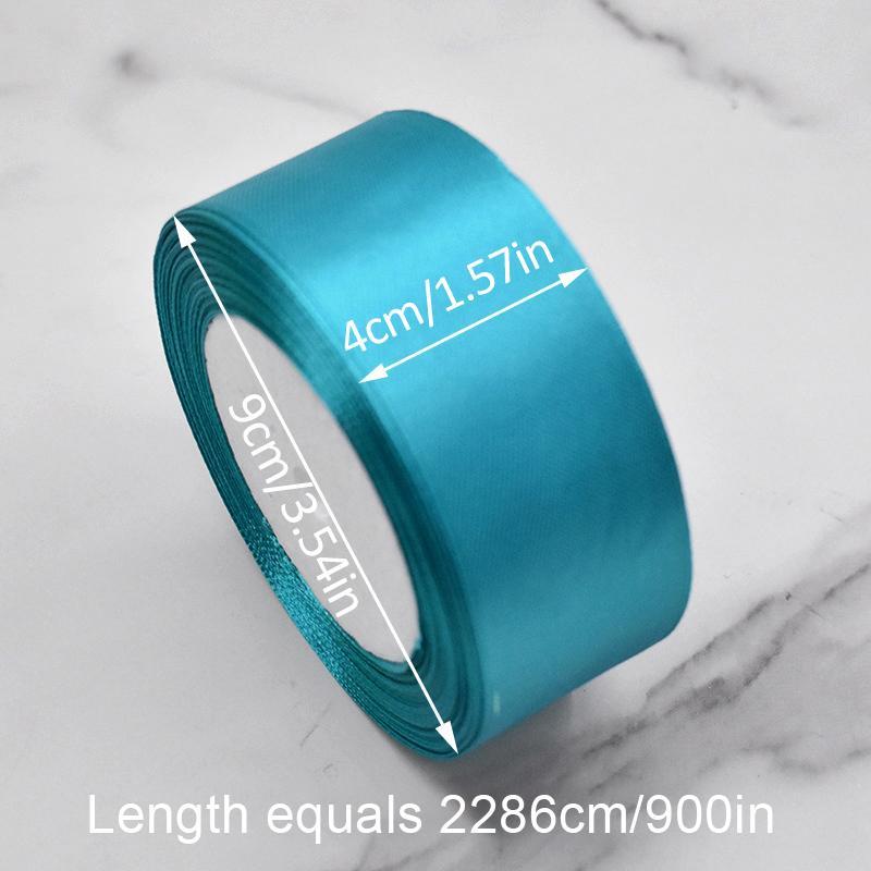 Satin Ribbon, 1 Roll Gift Wrapping Ribbon, Suitable for DIY Handmade Gift Packaging Ribbon, Flower Bouquet Party Home Decoration Supplies 1