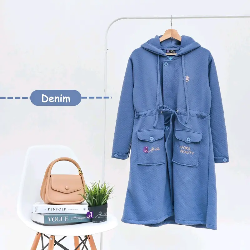 Jaket Hody Diamond Series II Tebal Bahan Premium Wanita - Outer untuk 7