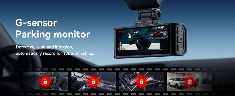 Product Introduction of REDTIGER F7N 4K Dual Dash Cam with 64GB Card, Built-in WiFi GPS Front 4K/2.5K Rear 1080P Car Dual Dash Cam, 3.2inch Screens, 170° Wide Angle, Parking Monitoring, Supports 256GB M. ax 12