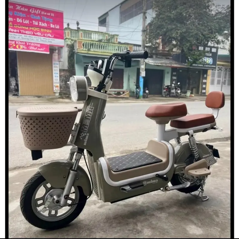 Lốp Không Săm 2.75-10 Bánh 10 inch Xe Đạp Điện VC VO K1, Vỏ Không Ruột Moka Phụ Tùng Xe Điện 4