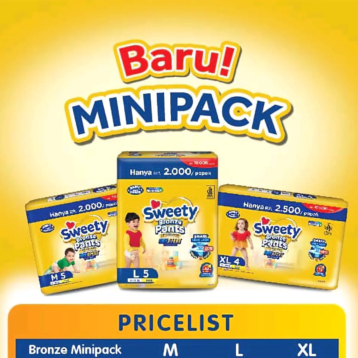 6 BALL Sweety Bronze MINI PACK