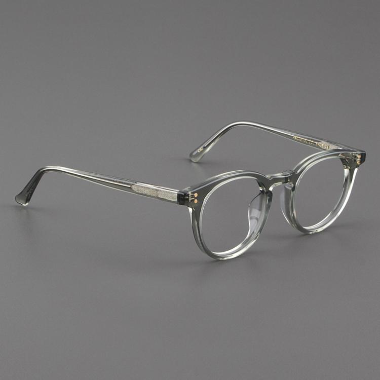 Gọng kính mắt tròn nam nữ MOSCOW 1-1  thời trang  , chân cốt kim loại cứng cáp thời trang