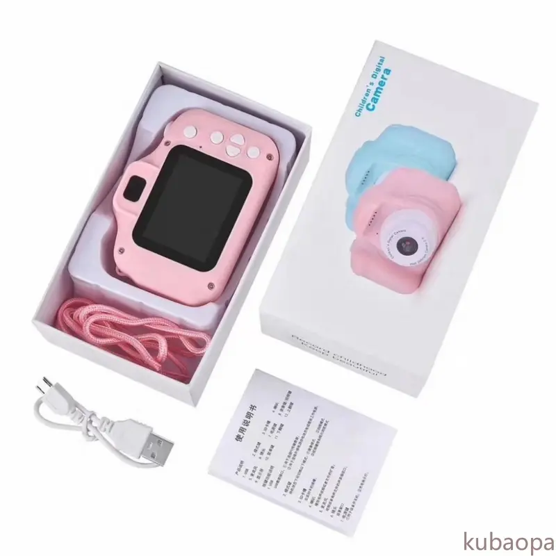 Kamera Digital Anak 12MP HD – Video 1080P, Layar Biru, Hadiah Edukasi & Ulang Tahun, Mainan Fotografi untuk Anak 3-12 Tahun.H 3