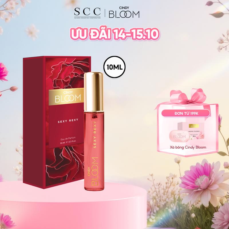 [Quà tặng 20.10] Nước hoa nữ Cindy Bloom Sexy Rexy gợi cảm nóng bỏng 10mlQuà tặng bạn gái Quatangbangai