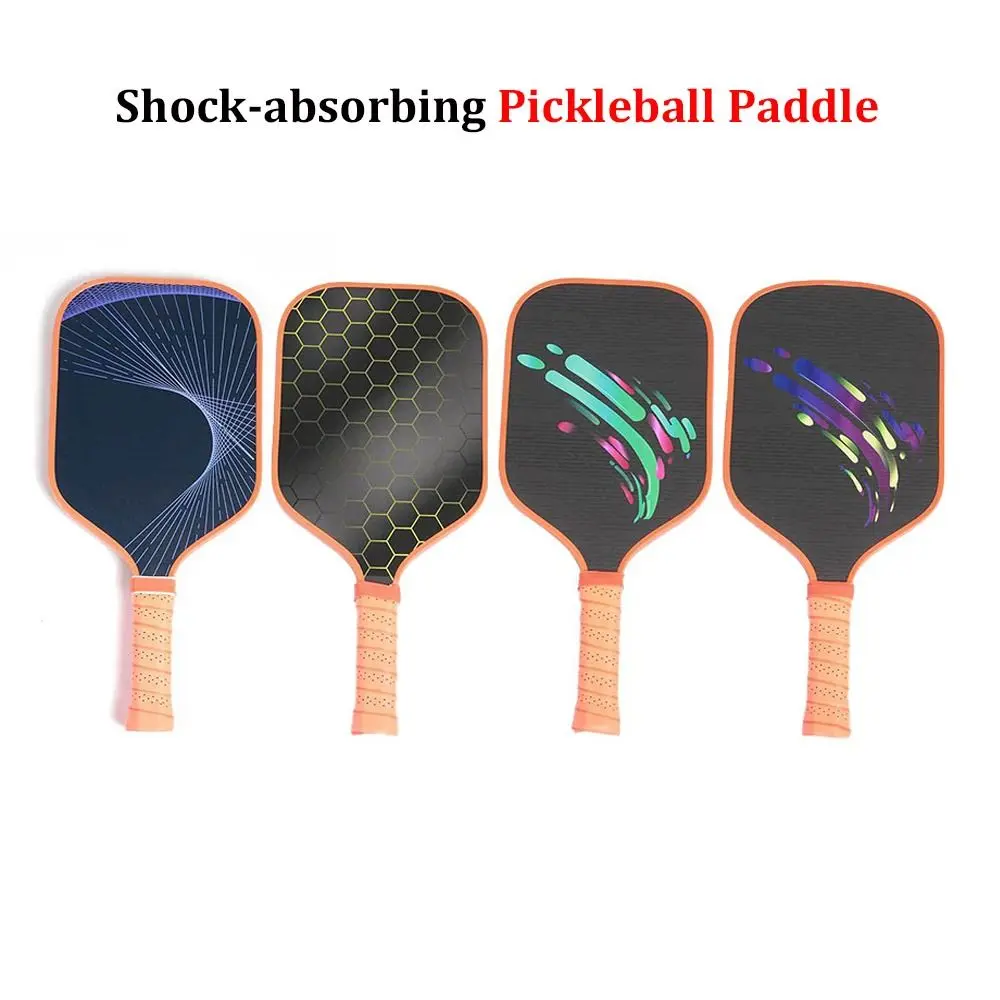 1pc Durable Shock-absorbing Pickleball Paddle with Non-slip Handle Lightweight Pickle Ball Rackets Rebound Pickleball Bat for Women Men