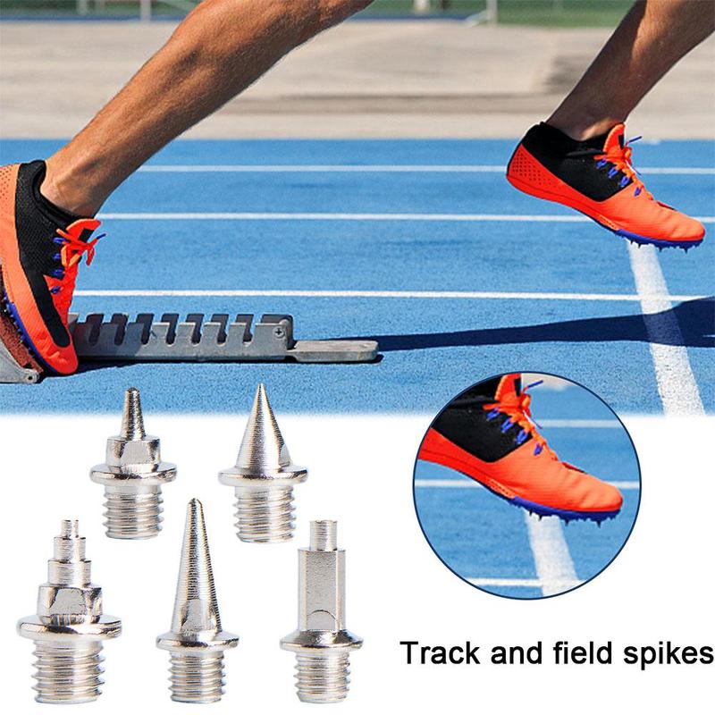 Product Introduction of 20pcs Track Field Shoe Spikes Running Shoe Nails Enhanced Grip Sports Accessories Pyramid X4R5 22